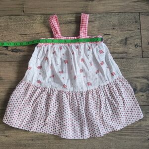 Zara Pink and White Dress